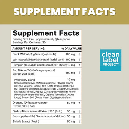 Black Walnut Wormwood 7 Ingredient Formula